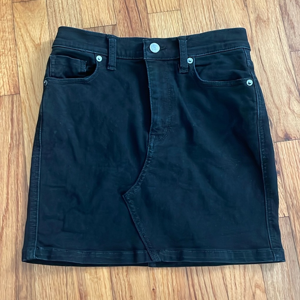 Free people black mini skirt